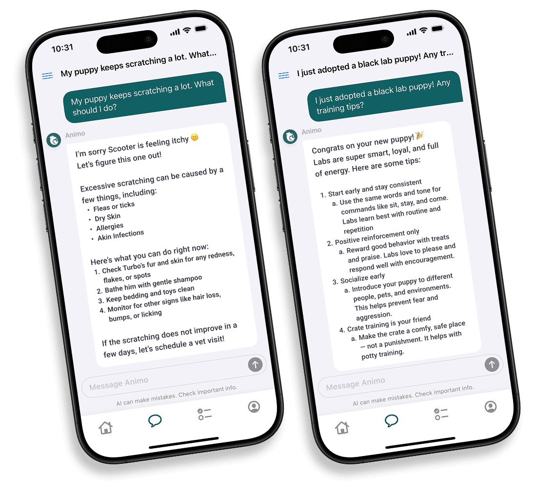 AI Chat Assistant Screenshot